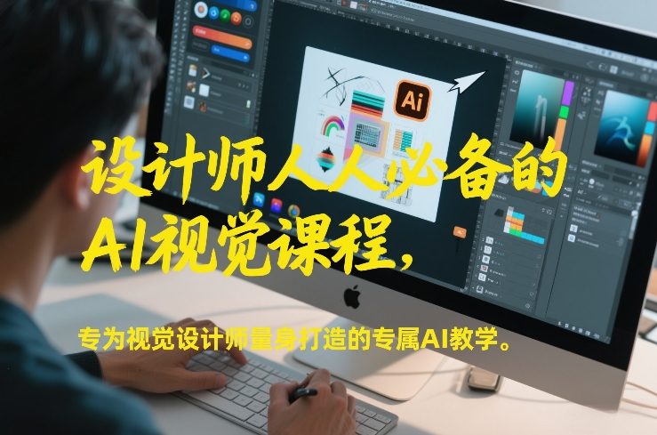 设计师人人必备的AI视觉课程，专为视觉设计师量身打造的专属AI教学创客联盟总站-闲云创业网-老谢轻创网-中创网-福缘网-冒泡网-资源之家-魔方项目库创客联盟总站