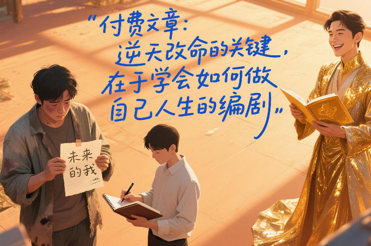 付费文章:逆天改命的关键,在于学会如何做自己人生的编剧创客联盟总站-闲云创业网-老谢轻创网-中创网-福缘网-冒泡网-资源之家-魔方项目库创客联盟总站