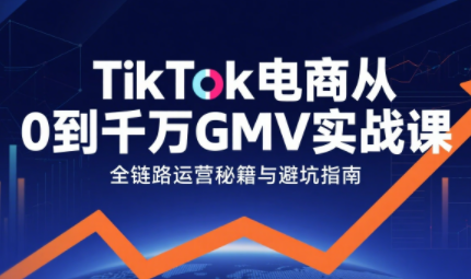 三千老师·TikTok电商从0到千万GMV实战课(更新)创客联盟总站-闲云创业网-老谢轻创网-中创网-福缘网-冒泡网-资源之家-魔方项目库创客联盟总站