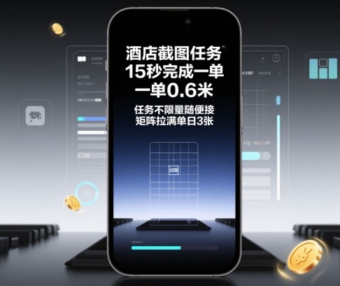 酒店截图任务,15秒完成一单,一单0.6米,任务不限量随便接,矩阵拉满单日3张【揭秘】创客联盟总站-闲云创业网-老谢轻创网-中创网-福缘网-冒泡网-资源之家-魔方项目库创客联盟总站