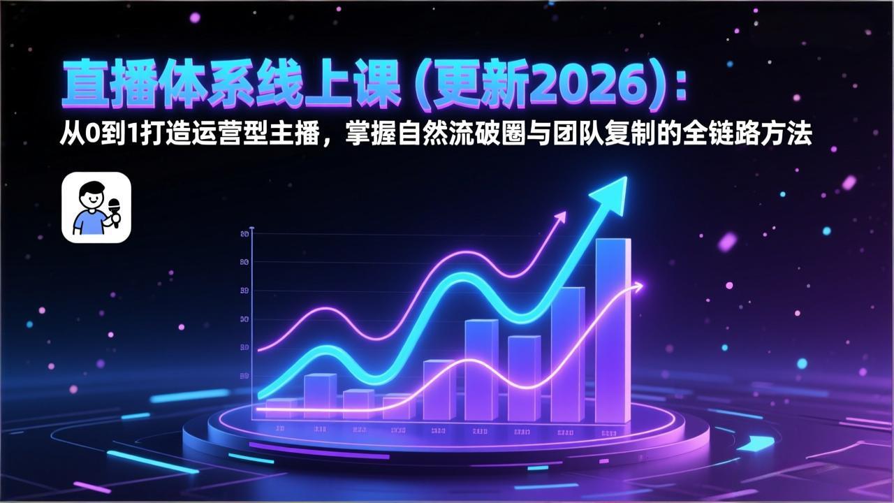 直播体系线上课(更新2026创客联盟总站-闲云创业网-老谢轻创网-中创网-福缘网-冒泡网-资源之家-魔方项目库创客联盟总站