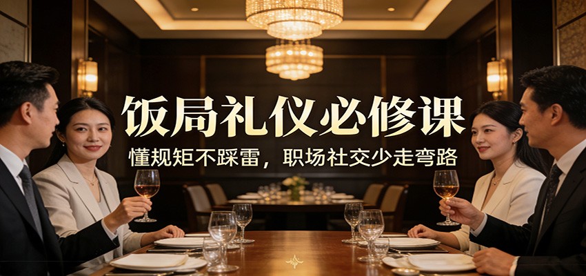 公众号收费文章：《饭局礼仪必修课：懂规矩不踩雷，职场社交少走弯路》创客联盟总站-闲云创业网-老谢轻创网-中创网-福缘网-冒泡网-资源之家-魔方项目库创客联盟总站
