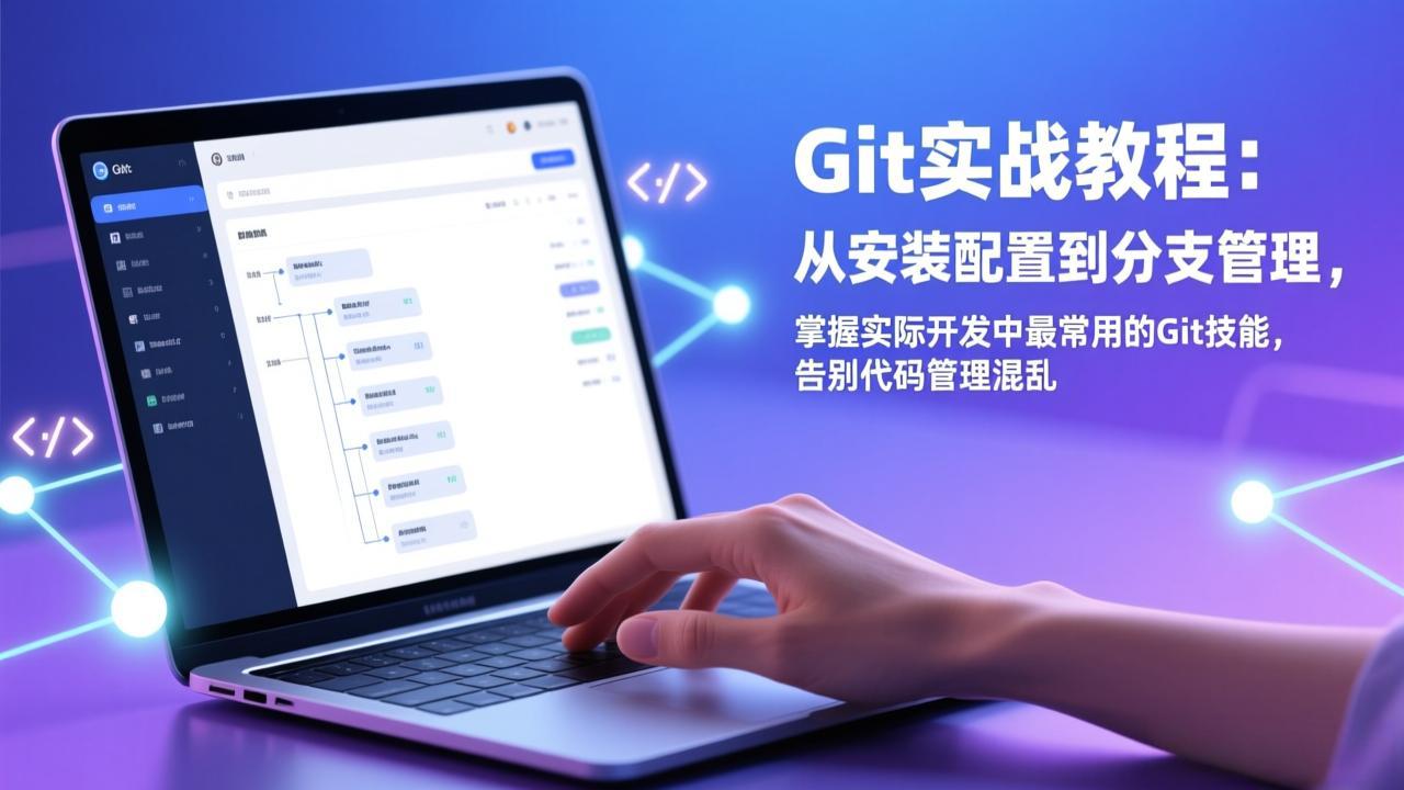 Git实战教程:从安装配置到分支管理,掌握实际开发中最常用的Git技能,告别代码管理混乱创客联盟总站-闲云创业网-老谢轻创网-中创网-福缘网-冒泡网-资源之家-魔方项目库创客联盟总站