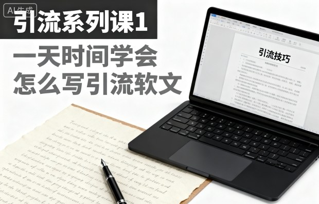引流系列课1，一天时间学会怎么写引流软文创客联盟总站-闲云创业网-老谢轻创网-中创网-福缘网-冒泡网-资源之家-魔方项目库创客联盟总站