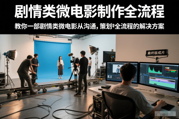 剧情类微电影制作全流程，教你一部剧情类微电影从沟通，策划到拍摄制作全流程的解决方案创客联盟总站-闲云创业网-老谢轻创网-中创网-福缘网-冒泡网-资源之家-魔方项目库创客联盟总站