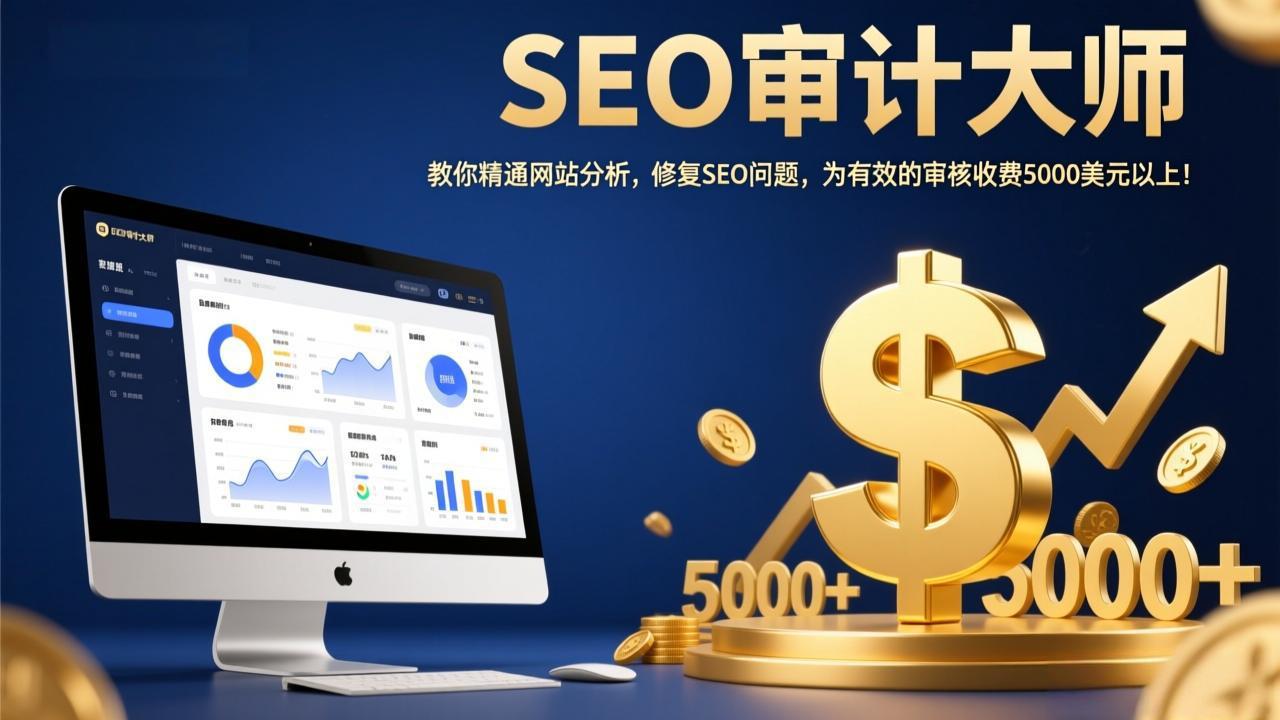 SEO审计大师:教你精通网站分析,修复SEO问题,为有效的审核收费5000美元以上!创客联盟总站-闲云创业网-老谢轻创网-中创网-福缘网-冒泡网-资源之家-魔方项目库创客联盟总站