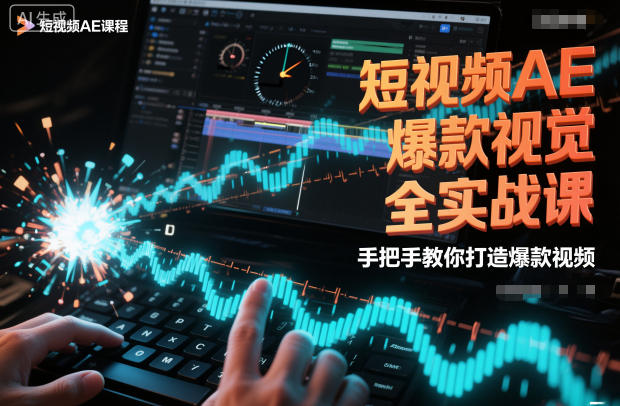 短视频AE爆款视觉全实战课，手把手教你打造爆款视频创客联盟总站-闲云创业网-老谢轻创网-中创网-福缘网-冒泡网-资源之家-魔方项目库创客联盟总站