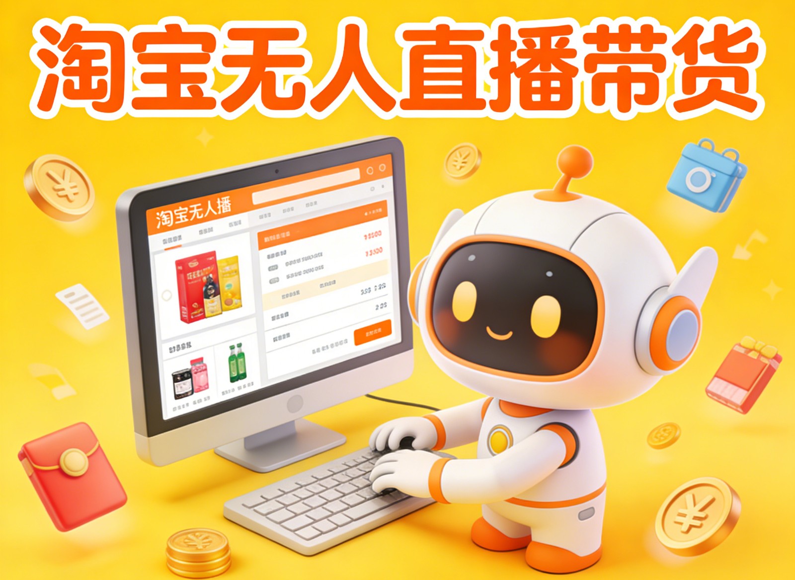 淘宝无人直播带货，24小时自动卖货，月佣金1W+，不违规不封号，不用露脸创客联盟总站-闲云创业网-老谢轻创网-中创网-福缘网-冒泡网-资源之家-魔方项目库创客联盟总站