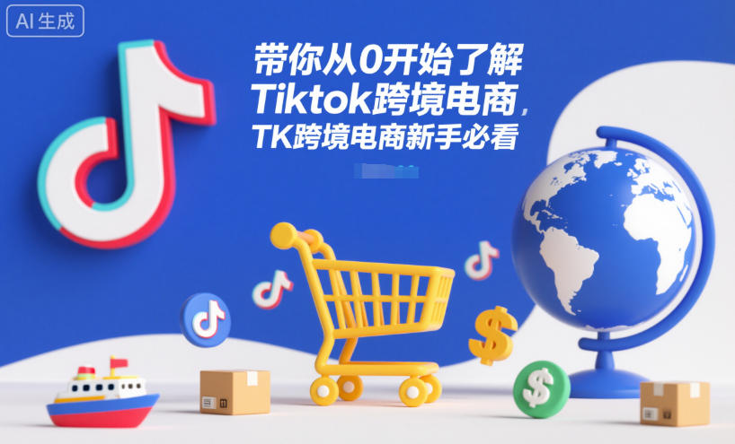 带你从0开始了解Tiktok跨境电商，TK跨境电商新手必看创客联盟总站-闲云创业网-老谢轻创网-中创网-福缘网-冒泡网-资源之家-魔方项目库创客联盟总站