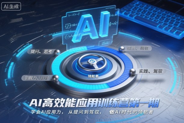 AI高效能应用训练营第一期，学会AI应用力，从提问到驾驭，做AI时代的领航者创客联盟总站-闲云创业网-老谢轻创网-中创网-福缘网-冒泡网-资源之家-魔方项目库创客联盟总站