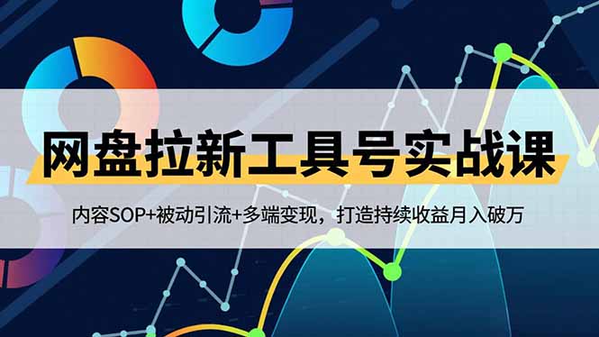 网盘拉新工具号实战课，内容SOP+被动引流+多端变现，打造持续收益月入破万创客联盟总站-闲云创业网-老谢轻创网-中创网-福缘网-冒泡网-资源之家-魔方项目库创客联盟总站