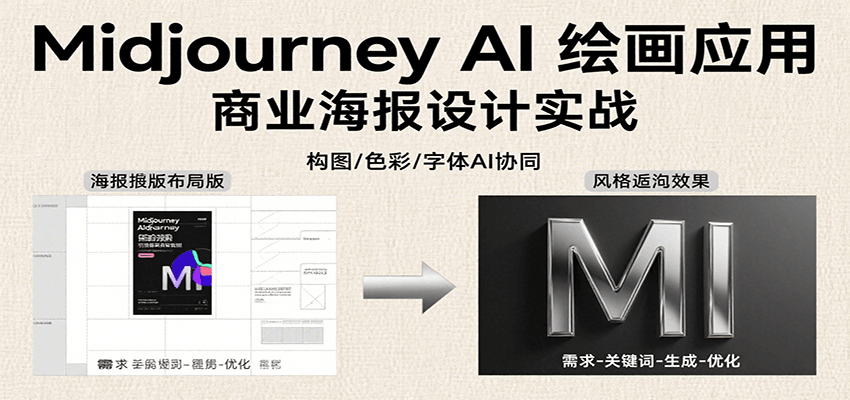 Midjourney AI绘画应用,关键词指令解析、漫画头像制作、海报设计、3D人物生成等创客联盟总站-闲云创业网-老谢轻创网-中创网-福缘网-冒泡网-资源之家-魔方项目库创客联盟总站
