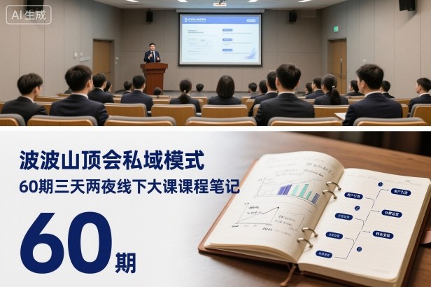 波波山顶会私域模式60期三天两夜线下大课课程笔记(文档)创客联盟总站-闲云创业网-老谢轻创网-中创网-福缘网-冒泡网-资源之家-魔方项目库创客联盟总站