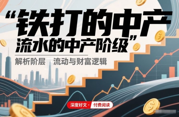 付费文章：铁打的中产，流水的中产阶级创客联盟总站-闲云创业网-老谢轻创网-中创网-福缘网-冒泡网-资源之家-魔方项目库创客联盟总站