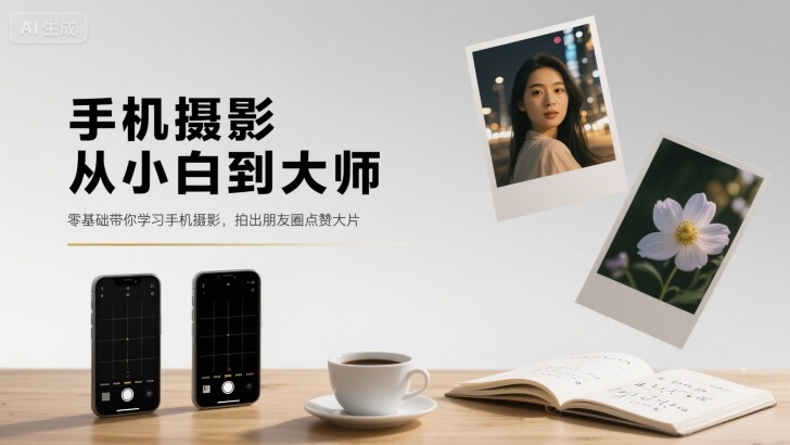 手机摄影从小白到大师，零基础带你学习手机摄影，拍出朋友圈点赞大片创客联盟总站-闲云创业网-老谢轻创网-中创网-福缘网-冒泡网-资源之家-魔方项目库创客联盟总站