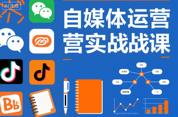 自媒体运营实战课，掌握一套系统的自媒体运营底层方法论，成为优秀的内容创作者创客联盟总站-闲云创业网-老谢轻创网-中创网-福缘网-冒泡网-资源之家-魔方项目库创客联盟总站