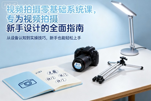 视频拍摄零基础系统课，专为视频拍摄新手设计的全面指南创客联盟总站-闲云创业网-老谢轻创网-中创网-福缘网-冒泡网-资源之家-魔方项目库创客联盟总站