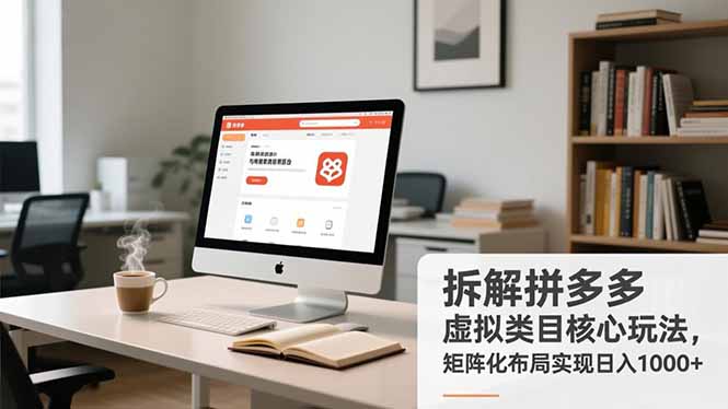 拆解拼多多虚拟类目核心玩法，矩阵化布局实现日入1000+创客联盟总站-闲云创业网-老谢轻创网-中创网-福缘网-冒泡网-资源之家-魔方项目库创客联盟总站