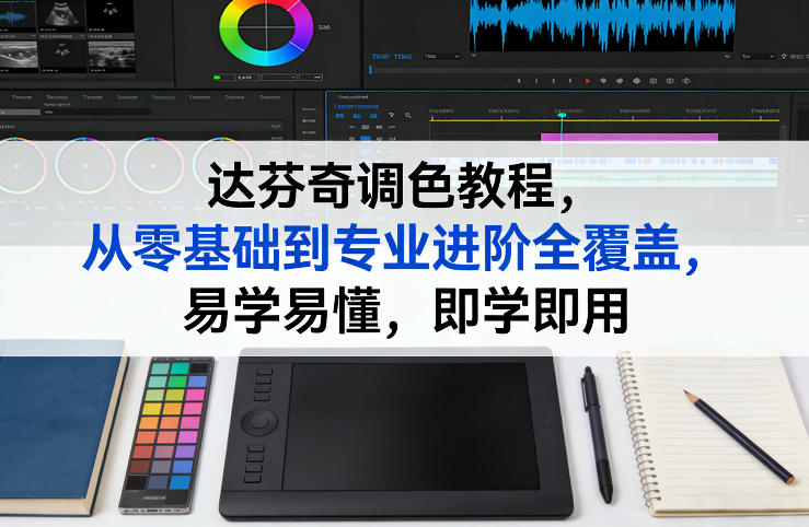 达芬奇调色教程，从零基础到专业进阶全覆盖，易学易懂，即学即用创客联盟总站-闲云创业网-老谢轻创网-中创网-福缘网-冒泡网-资源之家-魔方项目库创客联盟总站