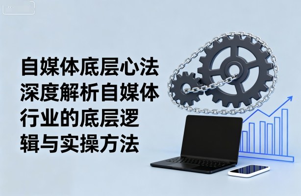自媒体底层心法，深度解析自媒体行业的底层逻辑与实操方法创客联盟总站-闲云创业网-老谢轻创网-中创网-福缘网-冒泡网-资源之家-魔方项目库创客联盟总站