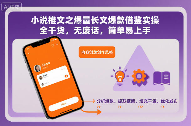 小说推文之爆量长文爆款借鉴实操，全干货，无废话，简单易上手创客联盟总站-闲云创业网-老谢轻创网-中创网-福缘网-冒泡网-资源之家-魔方项目库创客联盟总站