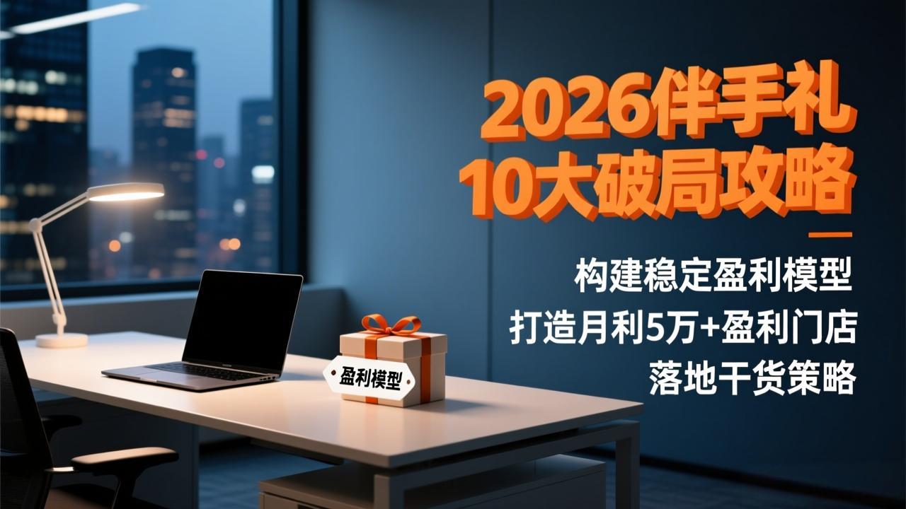 2026伴手礼10大破局攻略：构建稳定盈利模型，打造月利5万+盈利门店，落地干货策略创客联盟总站-闲云创业网-老谢轻创网-中创网-福缘网-冒泡网-资源之家-魔方项目库创客联盟总站